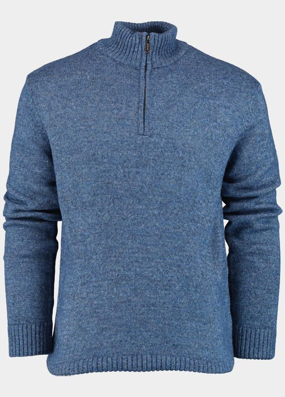 Innocente Half Zip Blauw  1111/40430 Indigo