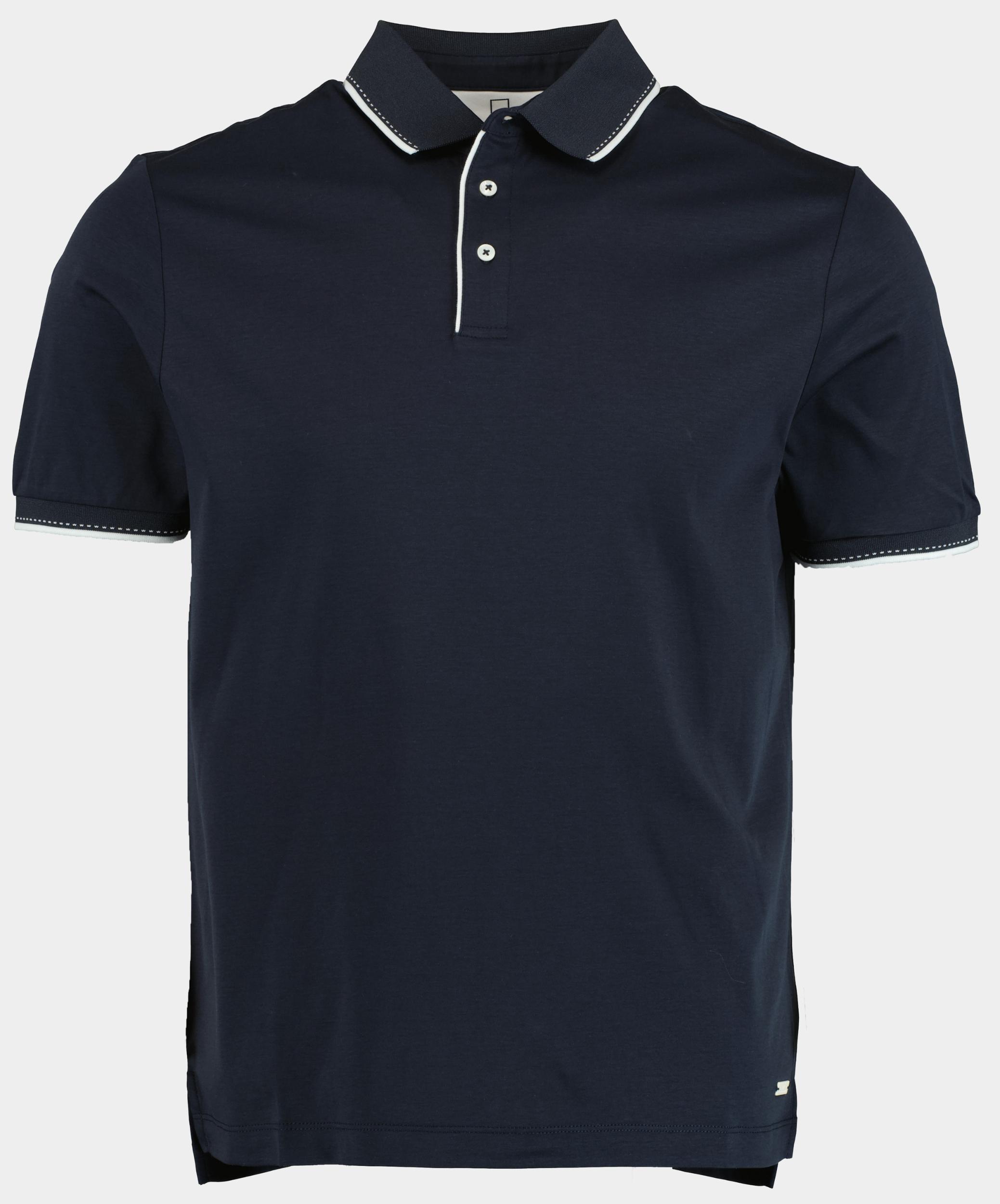 Born With Appetite Polo korte mouw Blauw Franklin Polo 25108FR36/290 navy