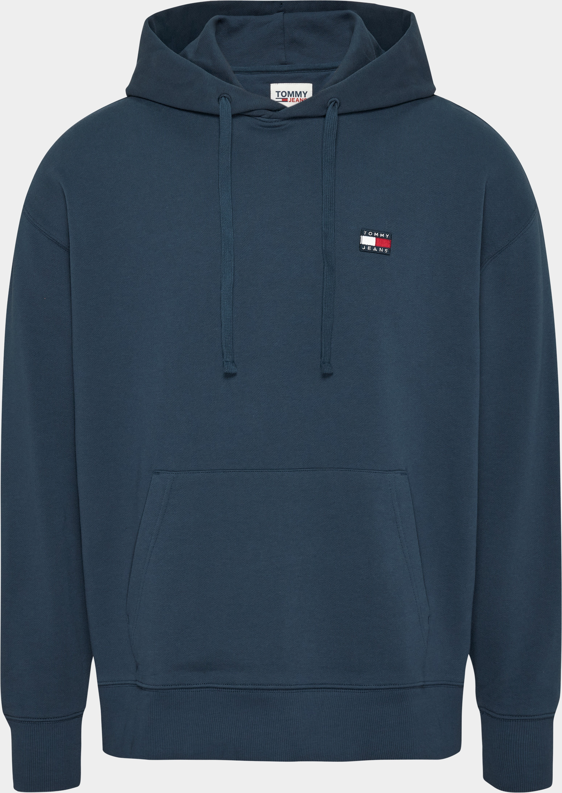 Tommy Jeans Sweater Blauw TJM RLX XS Badge hoodie DM0DM16369/C87