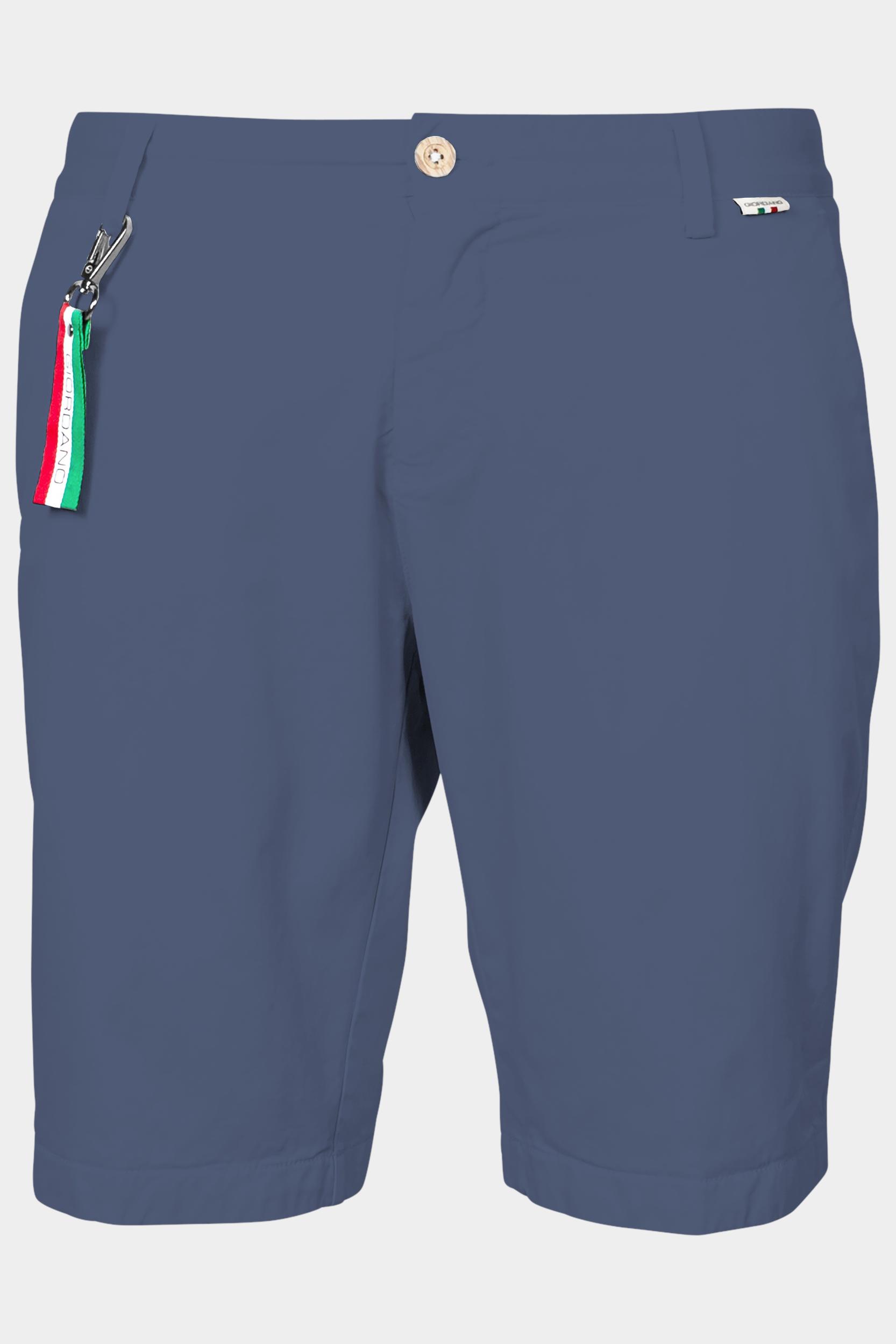 Giordano Korte Broek Blauw Stockholm Short Garment Dyed 511115/63