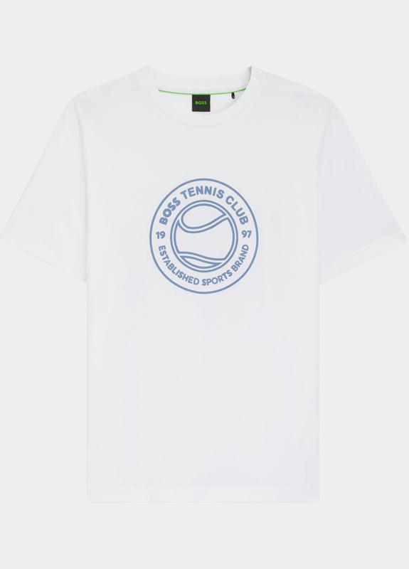 BOSS Green T-shirt heren Wit TS_Join Logo 10274735 01 50553648/100
