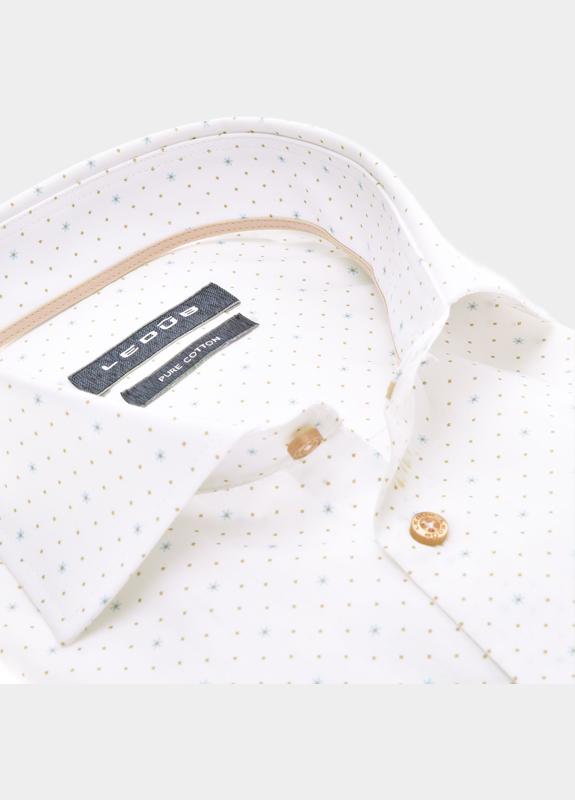 Ledub Overhemd extra lange mouw Wit  0701924/911-620-000