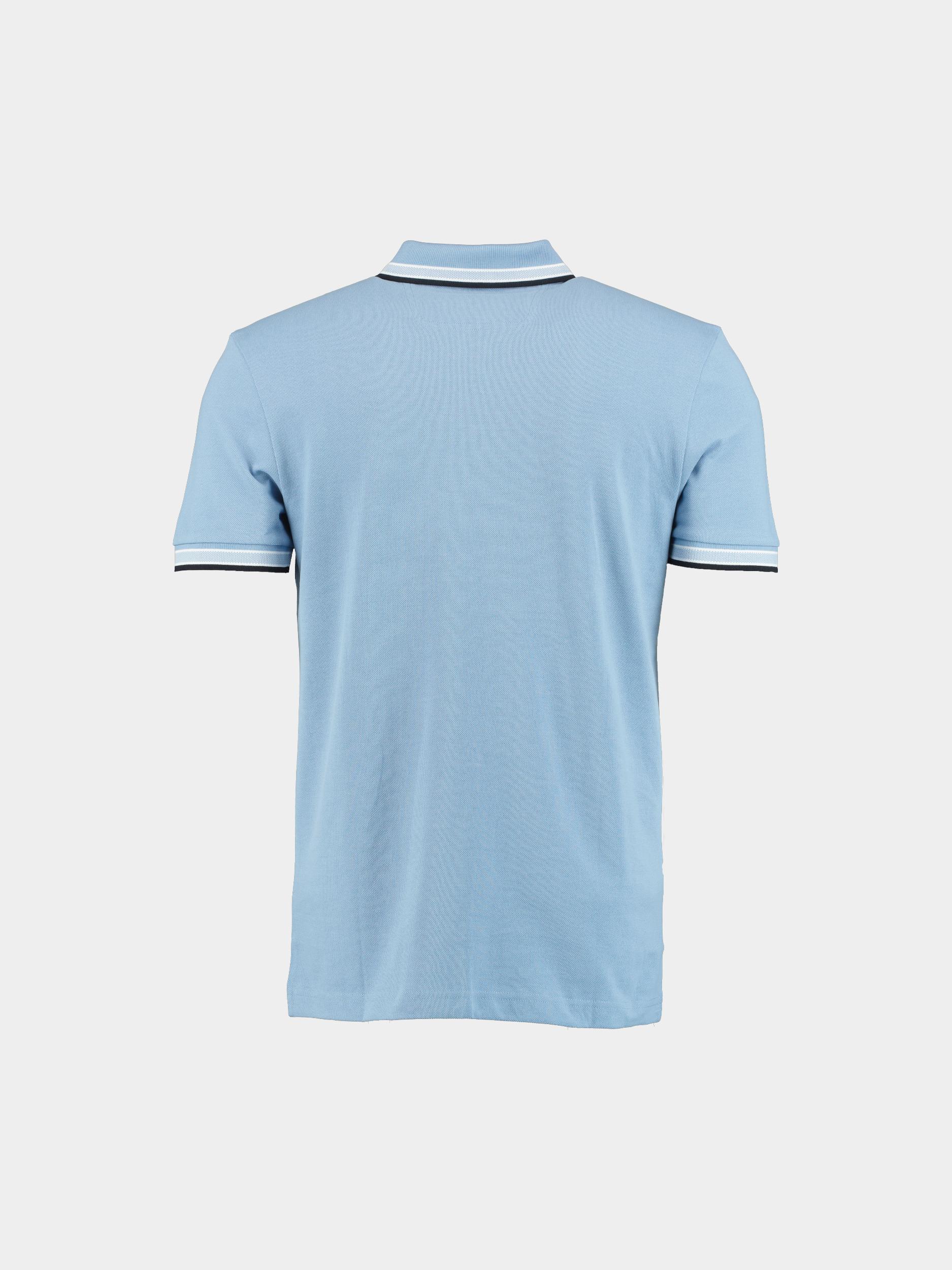 BOSS Green Polo korte mouw Blauw Paddy 10241663 01 50469055/496