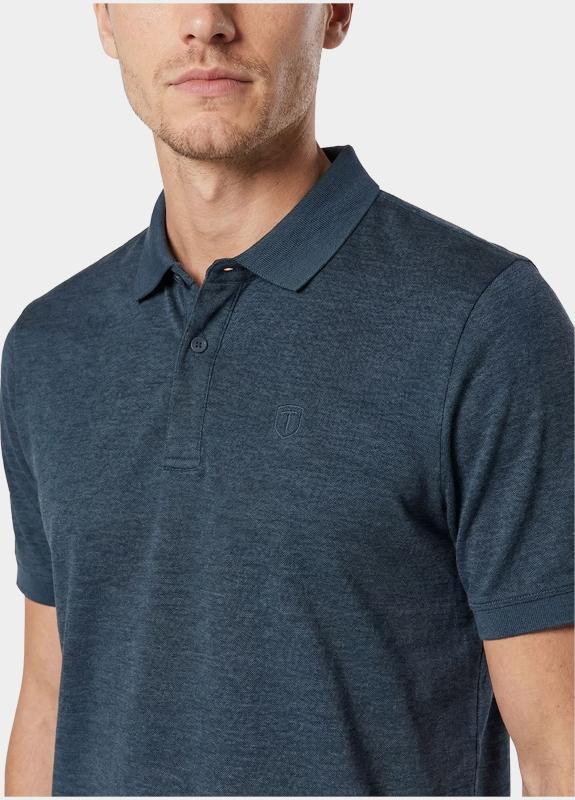 Tenson Polo heren Blauw TXlite Melange Polo 5018395/590