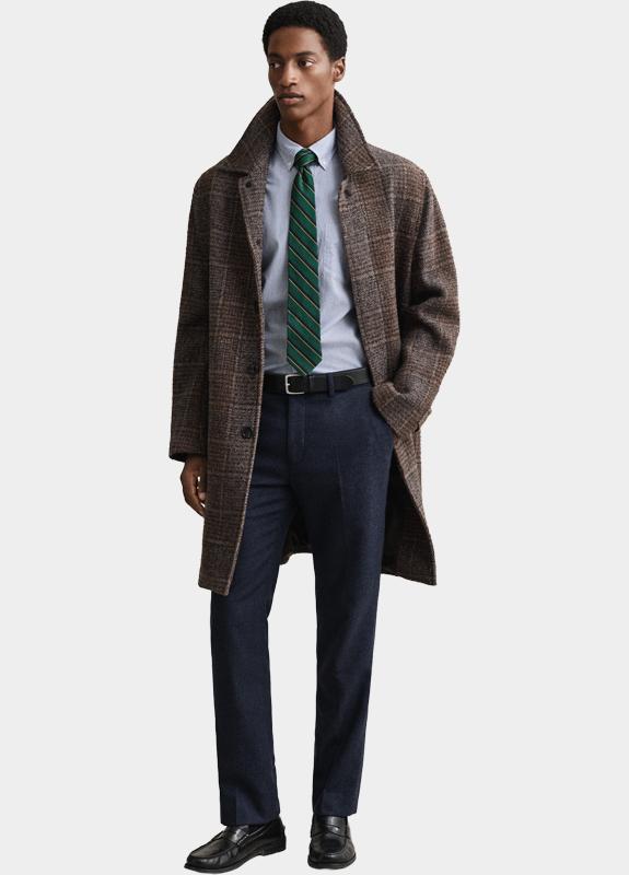 Gant Overhemd heren Blauw Poplin banker shirt 3000140/436