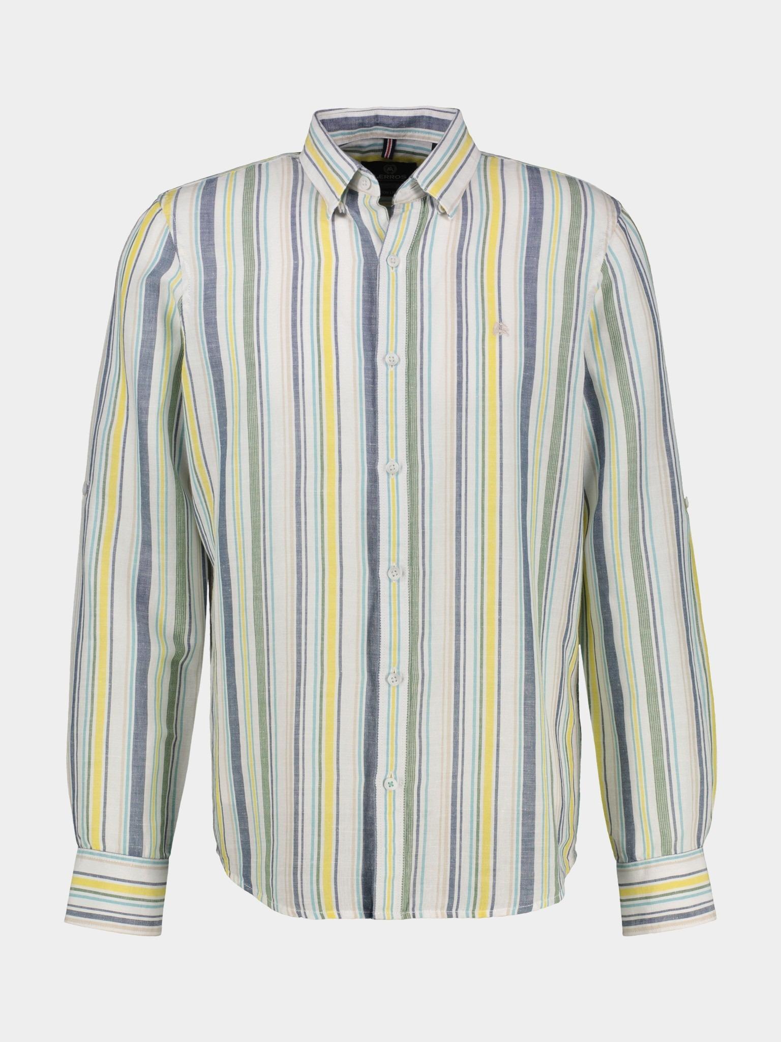 Lerros Casual hemd lange mouw Wit  2531413/100