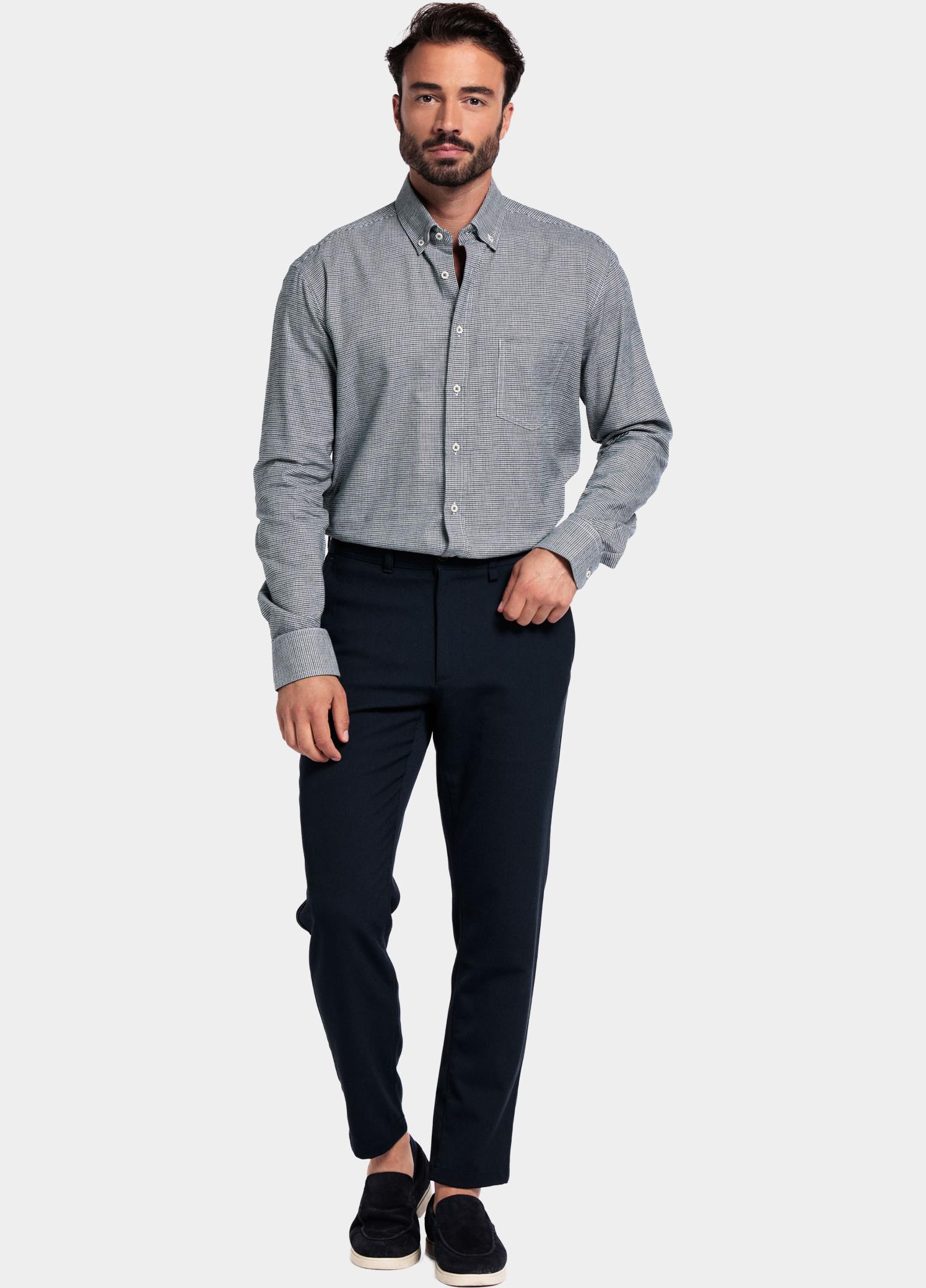 Giordano Overhemd heren Groen Ivy Long Sleeve Button Down M 527320/70