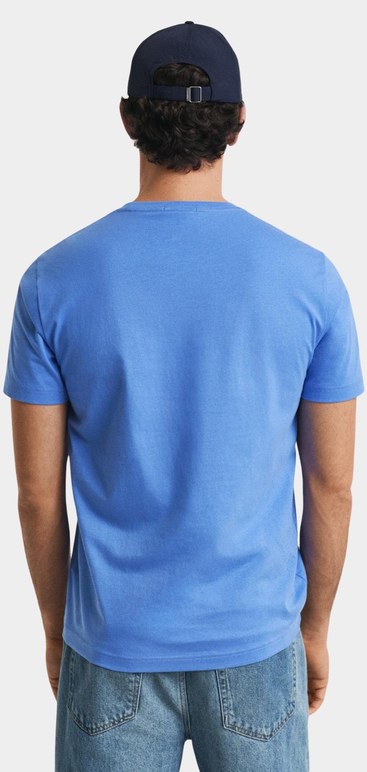 Gant T-shirt korte mouw Blauw Shield SS T-shirt 2003184/419