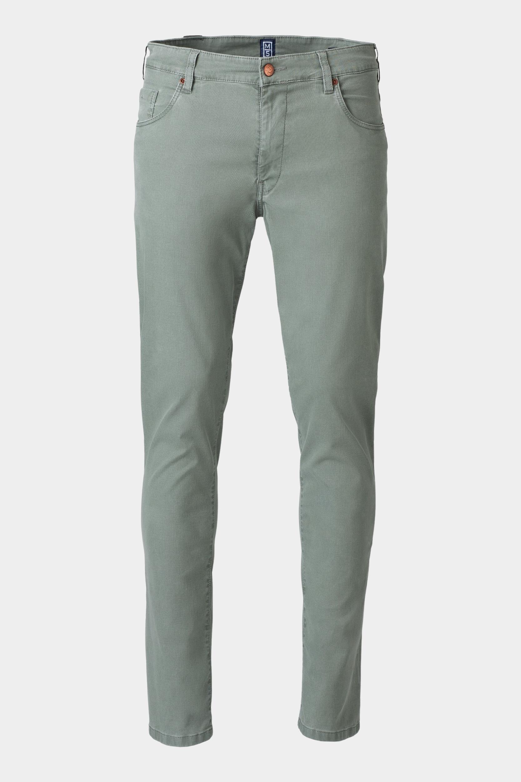 Meyer Katoenen Broek Groen SLIM Art.9-6186 3619618600/24