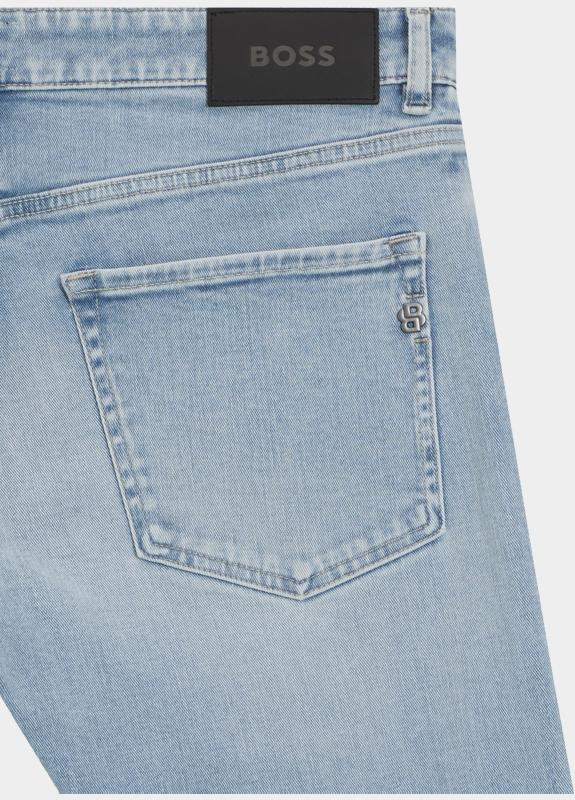 BOSS Black Katoenen 5-Pocket Blauw C-Delaware 10263151 03 50561997/429