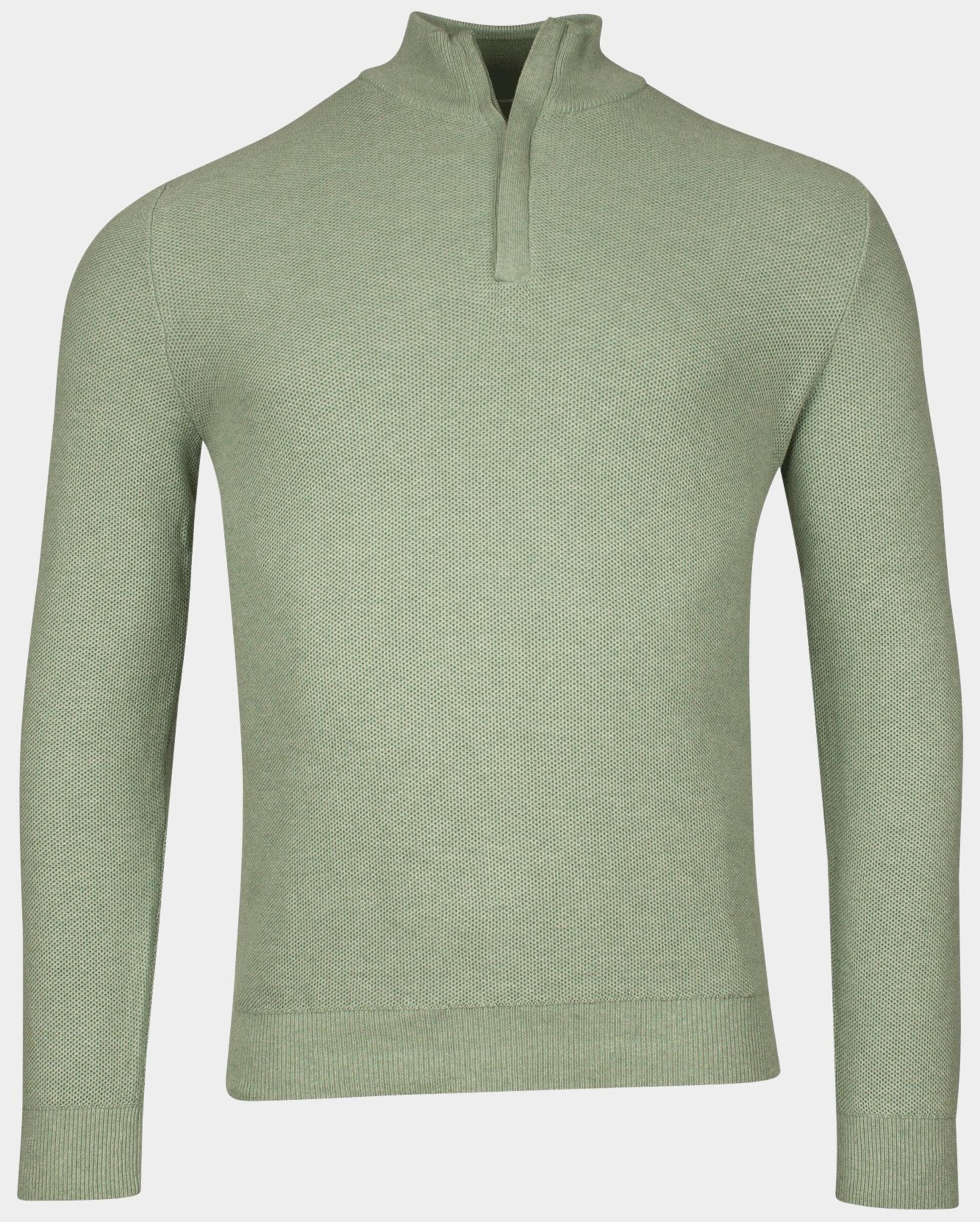 Baileys Half Zip Groen Pullover 1/2 zip  12gg struct 518464/725