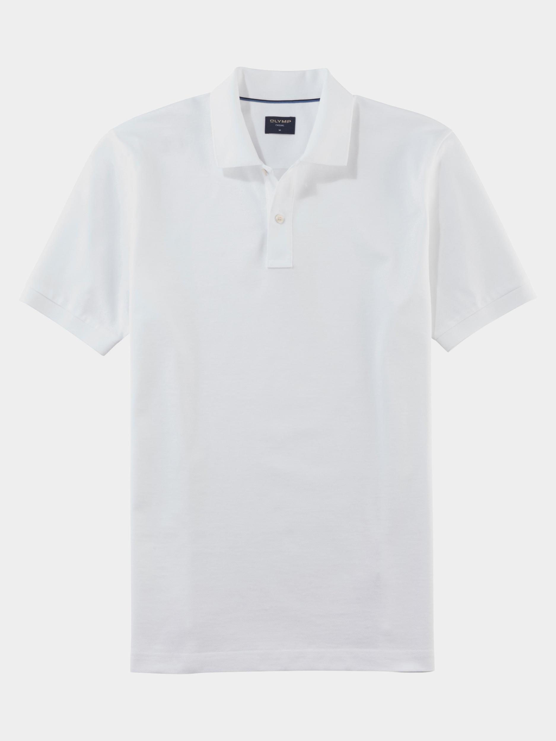 Olymp Polo korte mouw Wit Polo PiquÃ© solid 540952/00