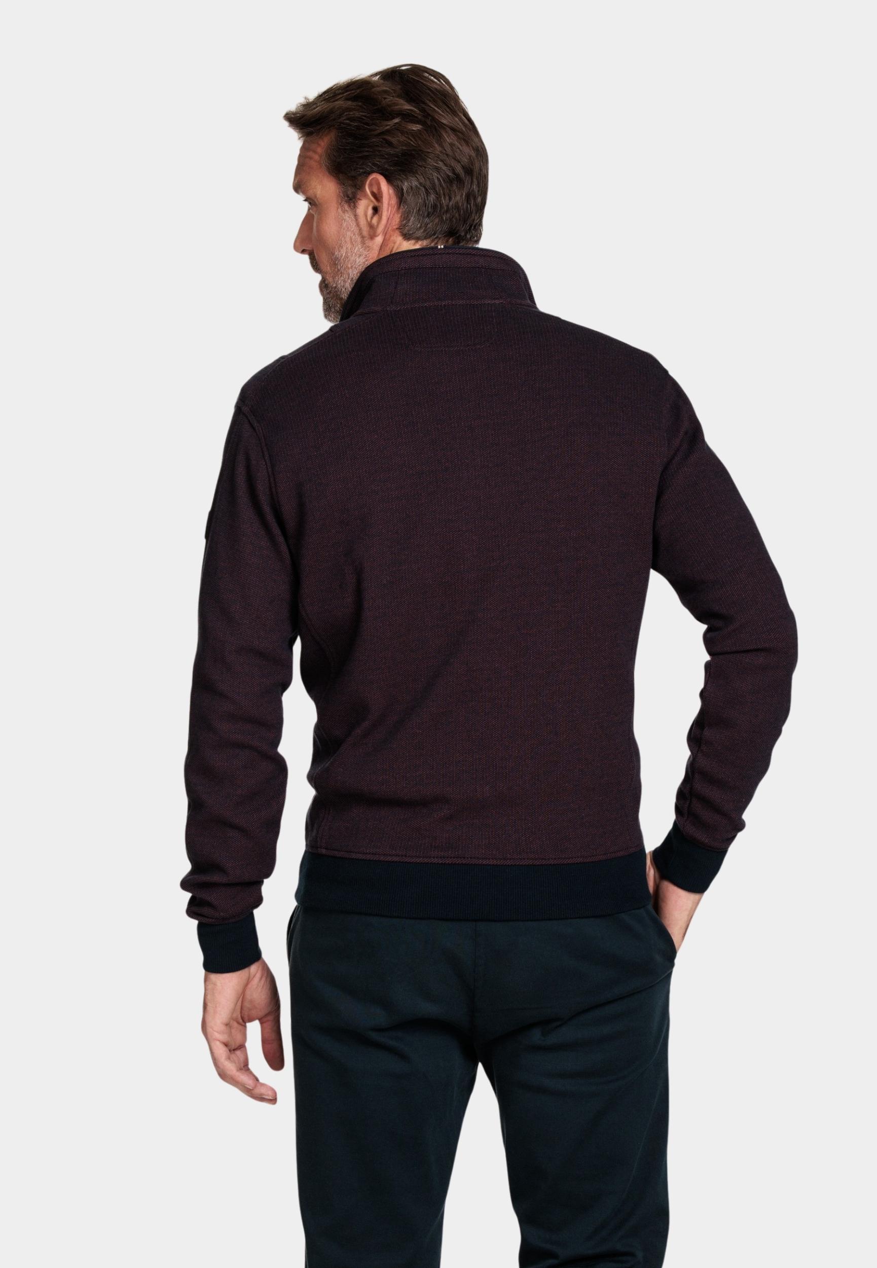 Baileys Half Zip Rood Sweatshirt 1/2 zip 2-tone Jac 323195/38