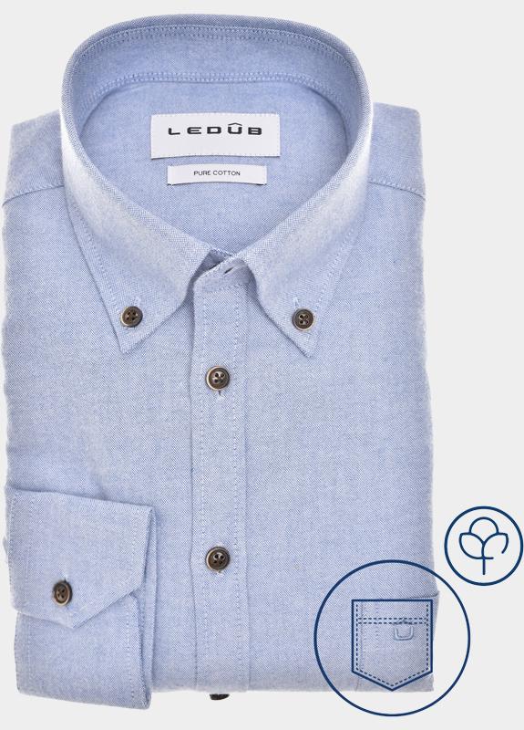 Ledub Business hemd lange mouw Blauw  0143128/180-000-000