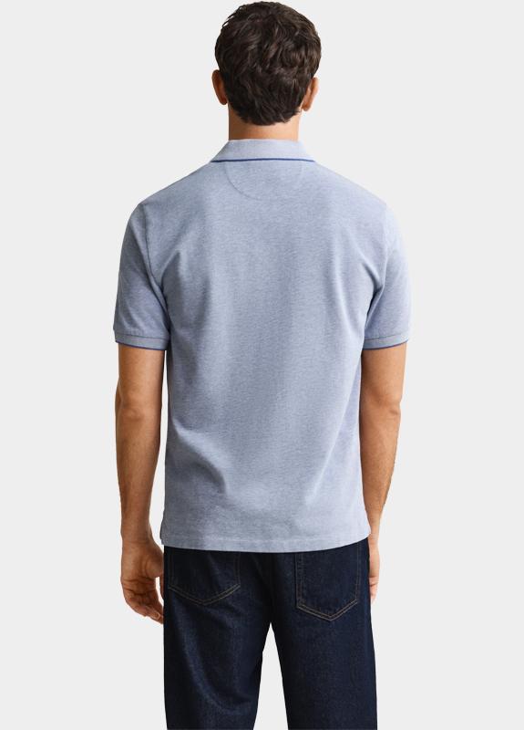 Gant Polo heren Blauw Poloshirt in twee kleuren 2014102/442