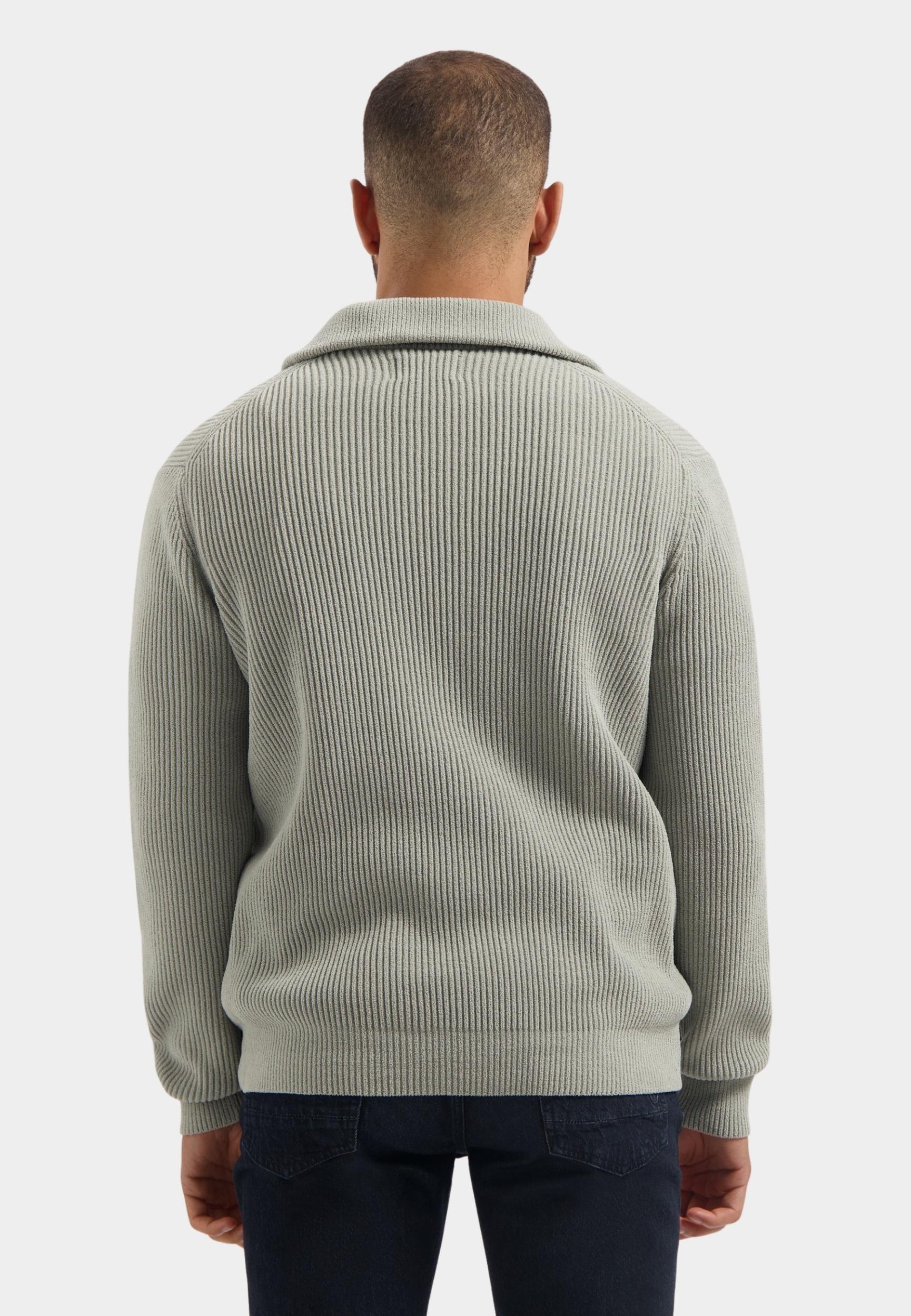 Dstrezzed Half Zip Grijs Josiah Skipper 405708-AW25/831