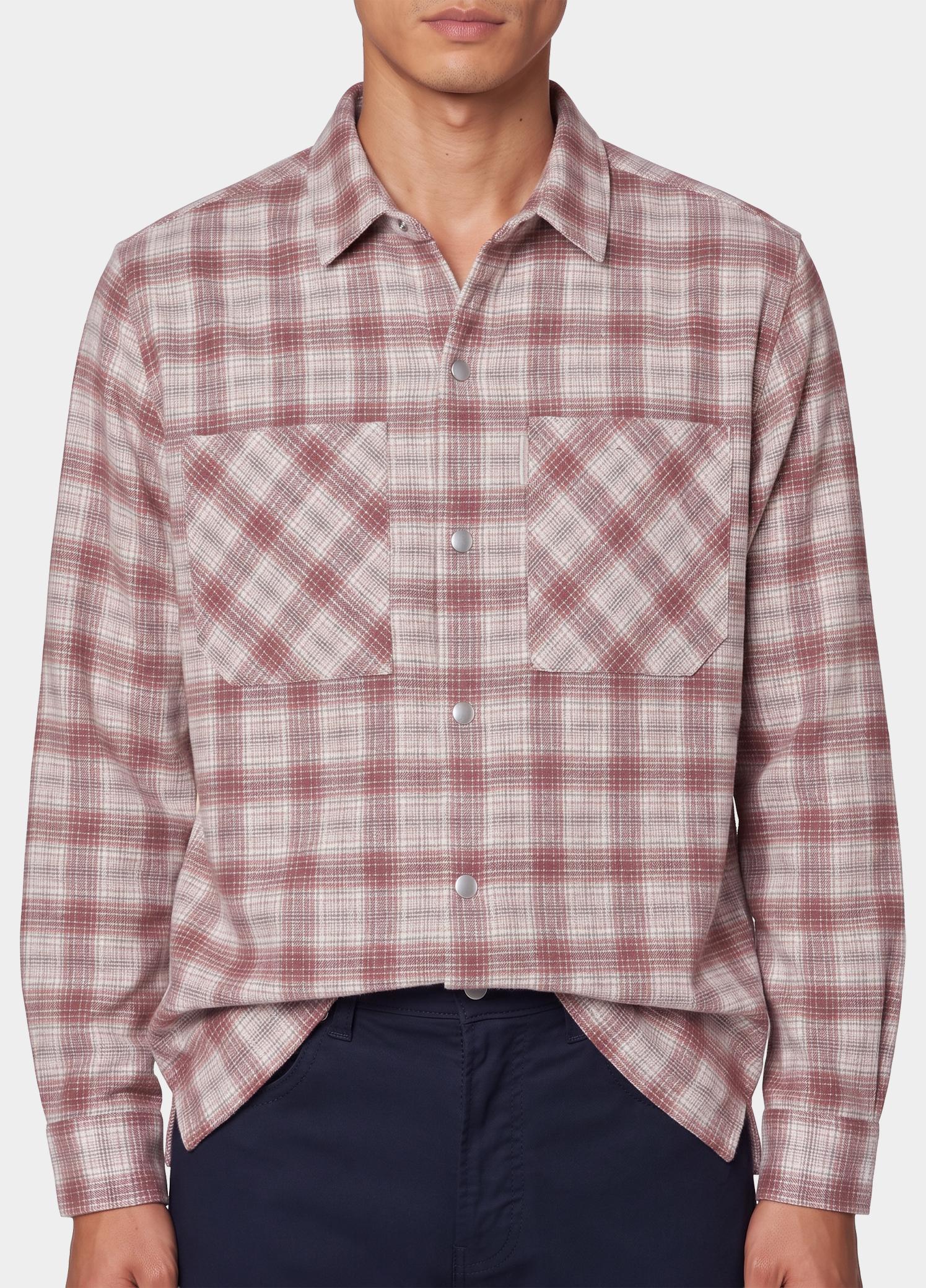 Cast Iron Overhemd heren Grijs Long sleeve shirt Dobby yarn CSI2610253/9024