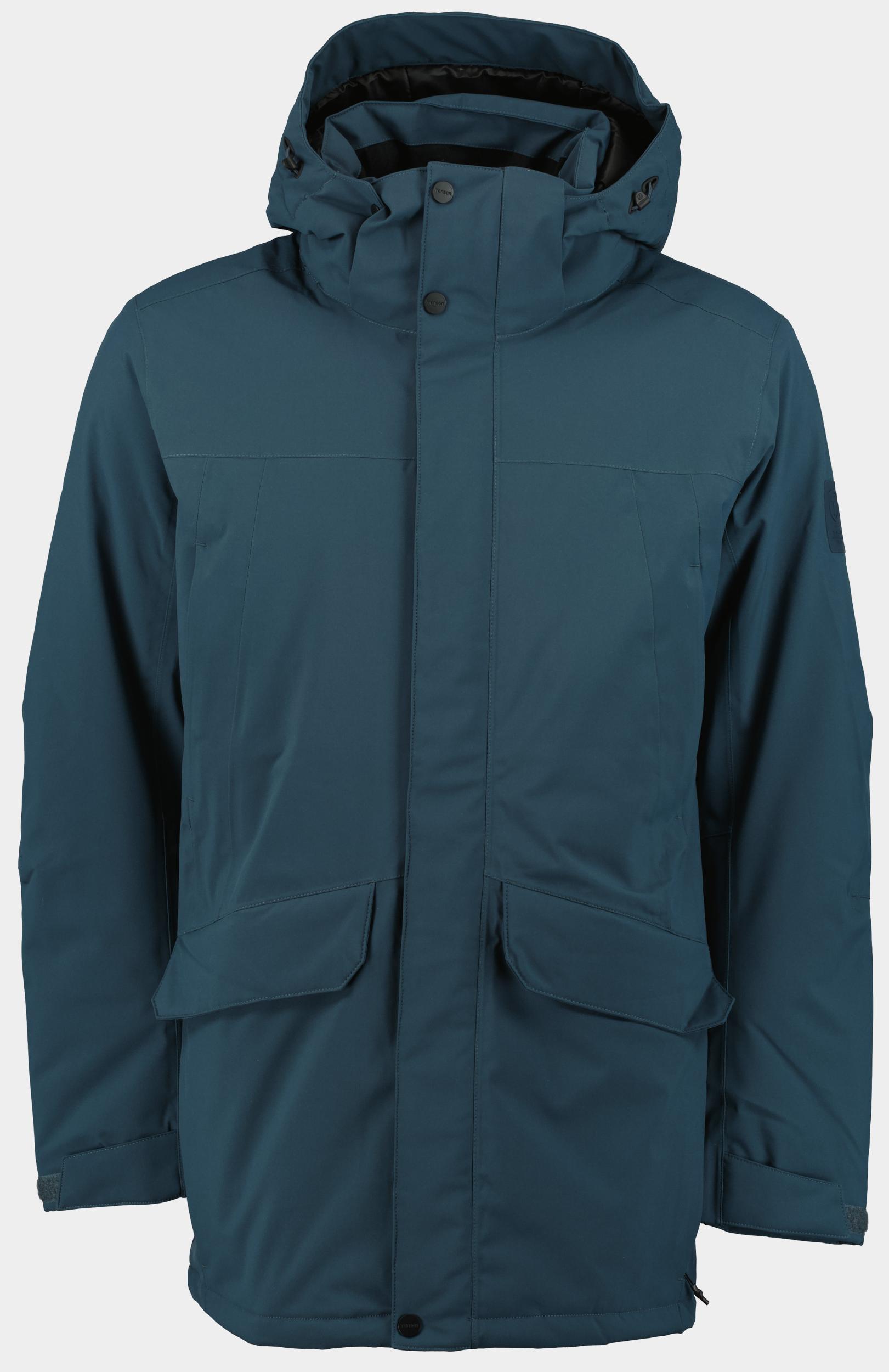 Tenson winterjas Chris donkerblauw parka met capuchon Tenson winterjas Chris donkerblauw parka met capuchon