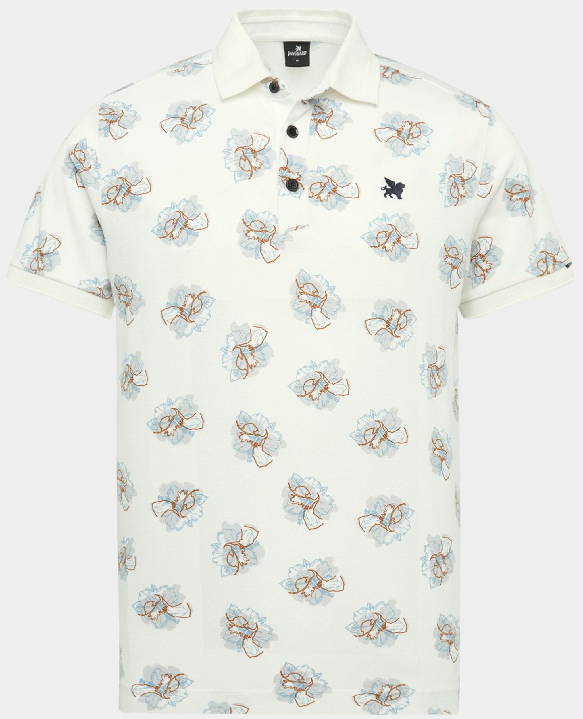 Vanguard Polo korte mouw Wit Short sleeve polo pique stret VPSS2302854/7007
