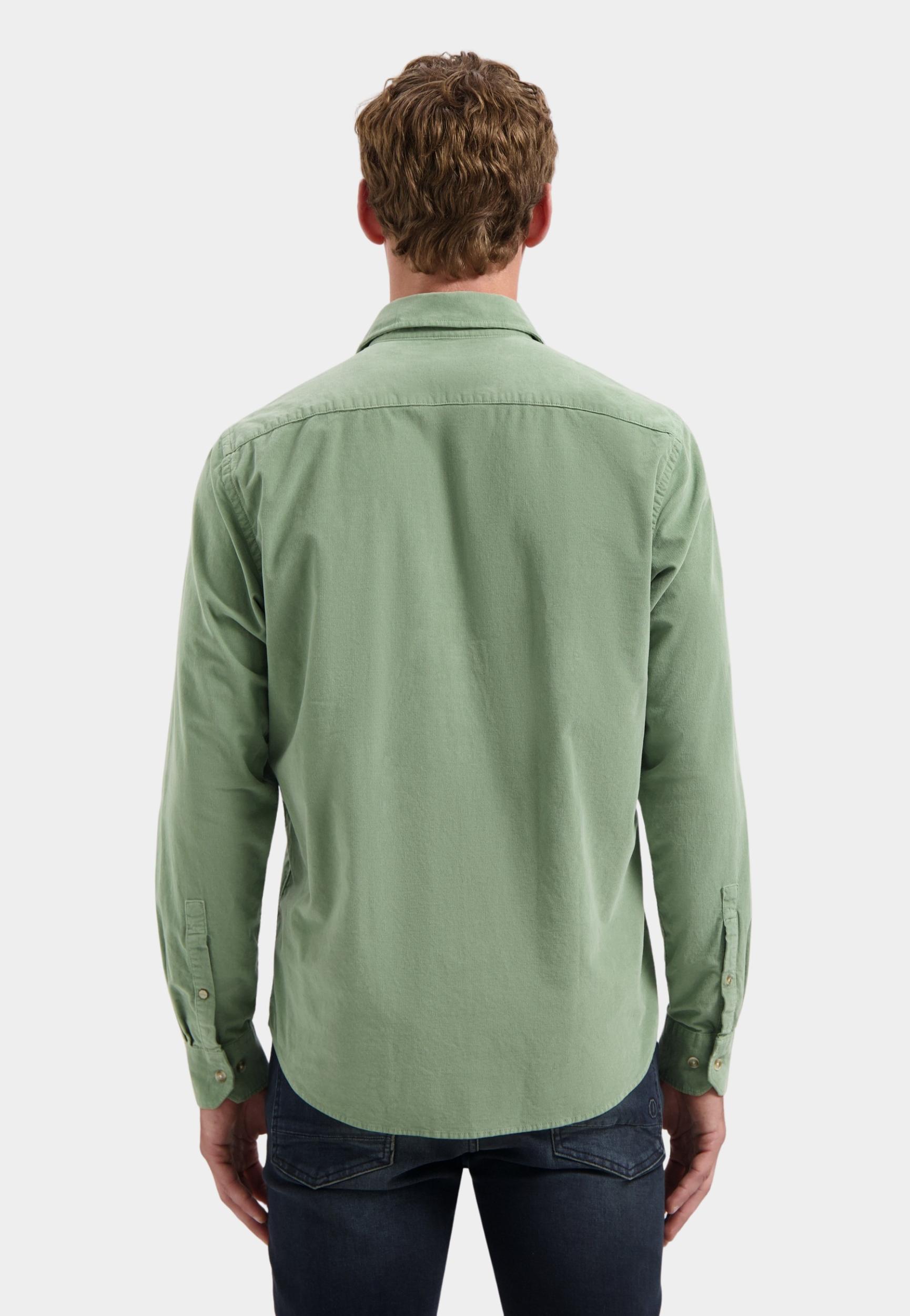 Dstrezzed Casual hemd lange mouw Groen DS_Roul Shirt 303883/544