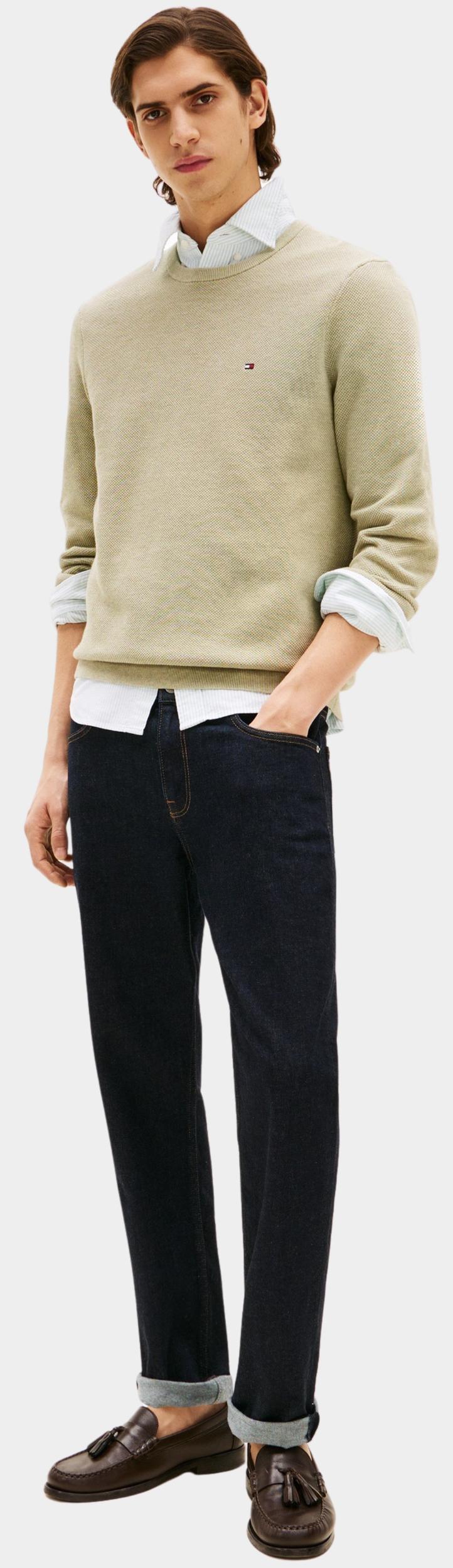 Tommy Hilfiger Pullover Groen Essential Structure MW0MW36347/MTA