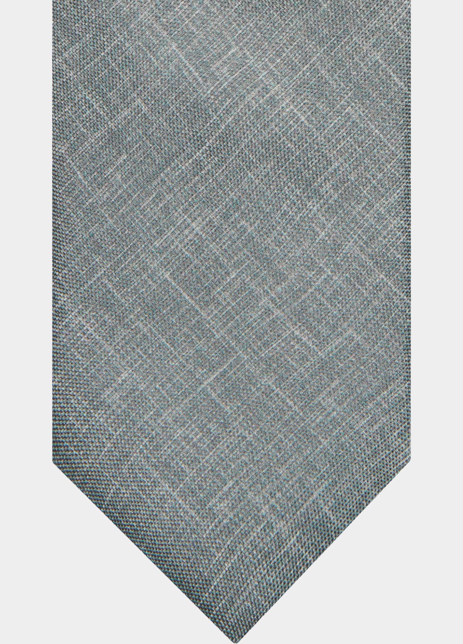 Profuomo Stropdas Groen TIE SILK PRINT GREEN PPWA30021/E