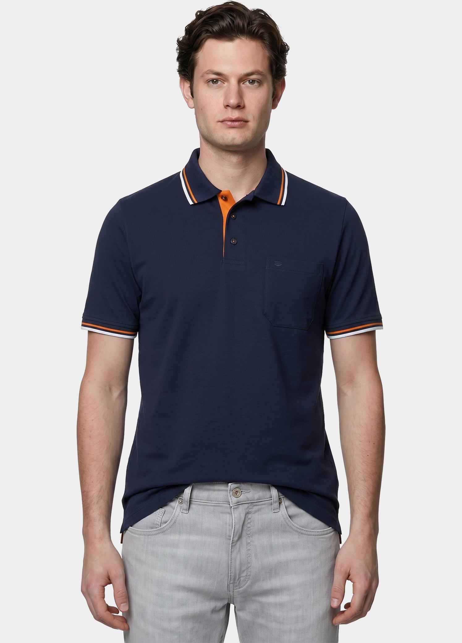 Redmond Polo heren Blauw Polo Shirt Jersey 251470900/19