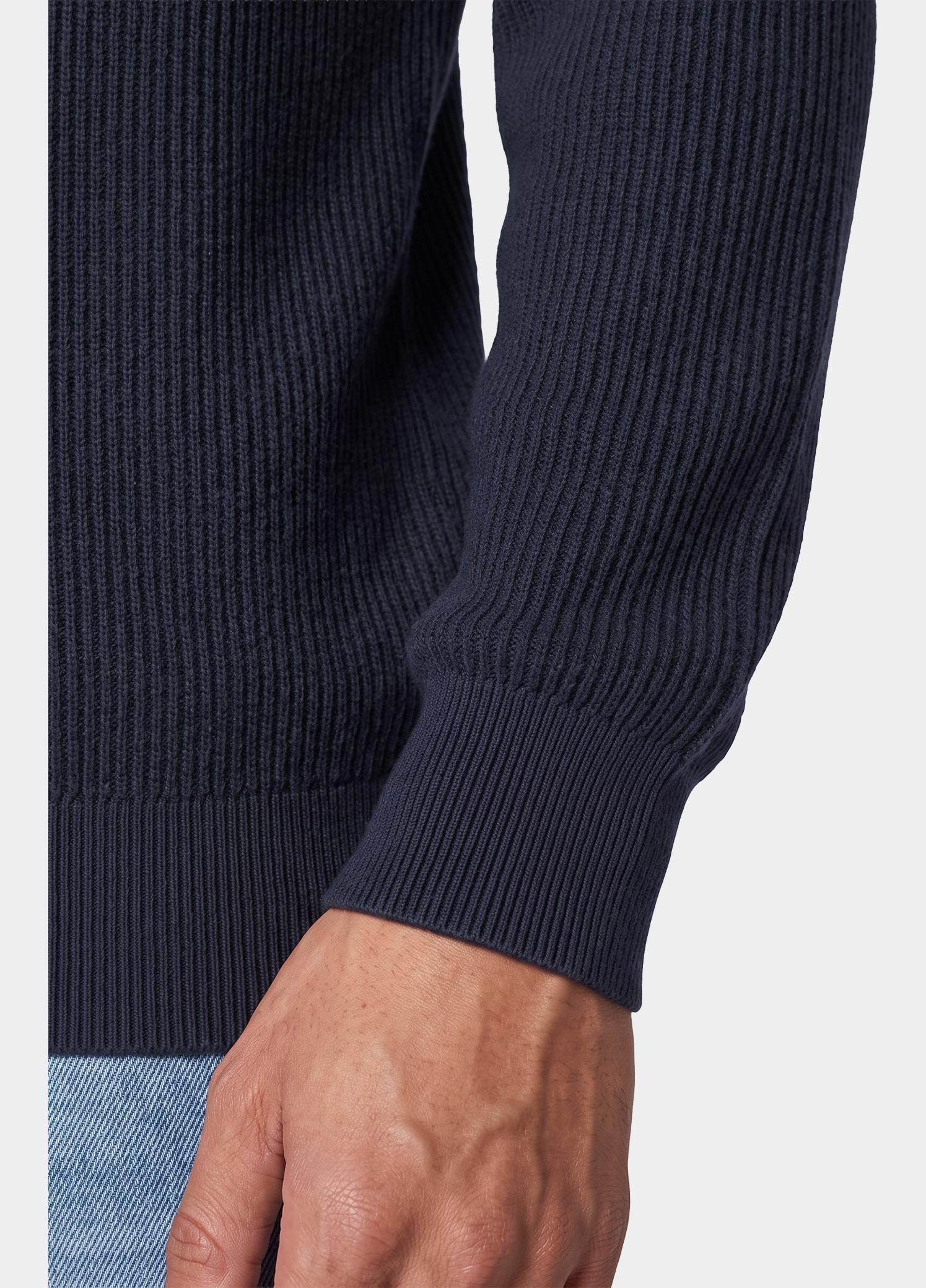 BOSS Orange Pullover heren Blauw Afedro 10283081 01 50571397/404