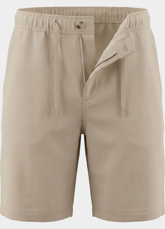Bos Korte Broek Beige Bermuda Linnen 5736.426/607
