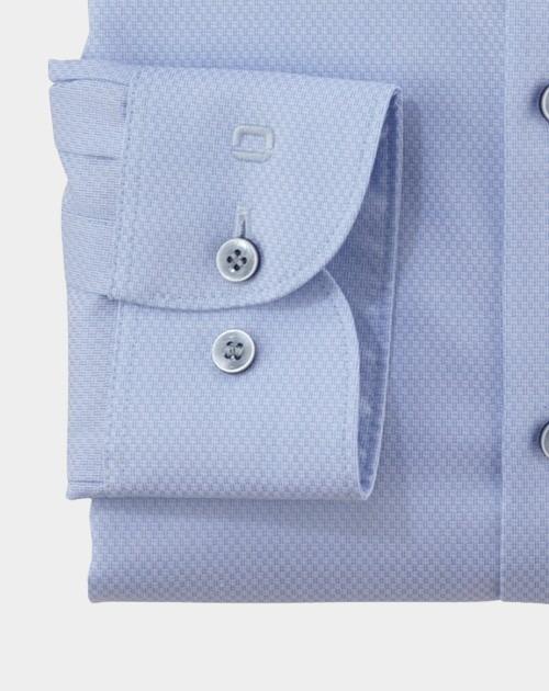 Olymp Business hemd lange mouw Blauw Level Five 201674/11