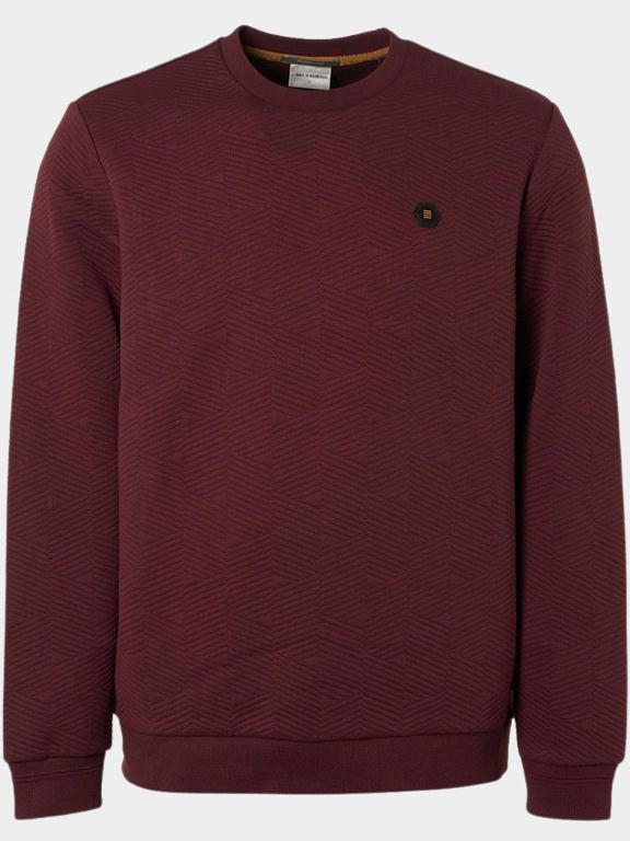 No Excess Sweater Rood Sweater Crewneck Double Layer 17100817/175