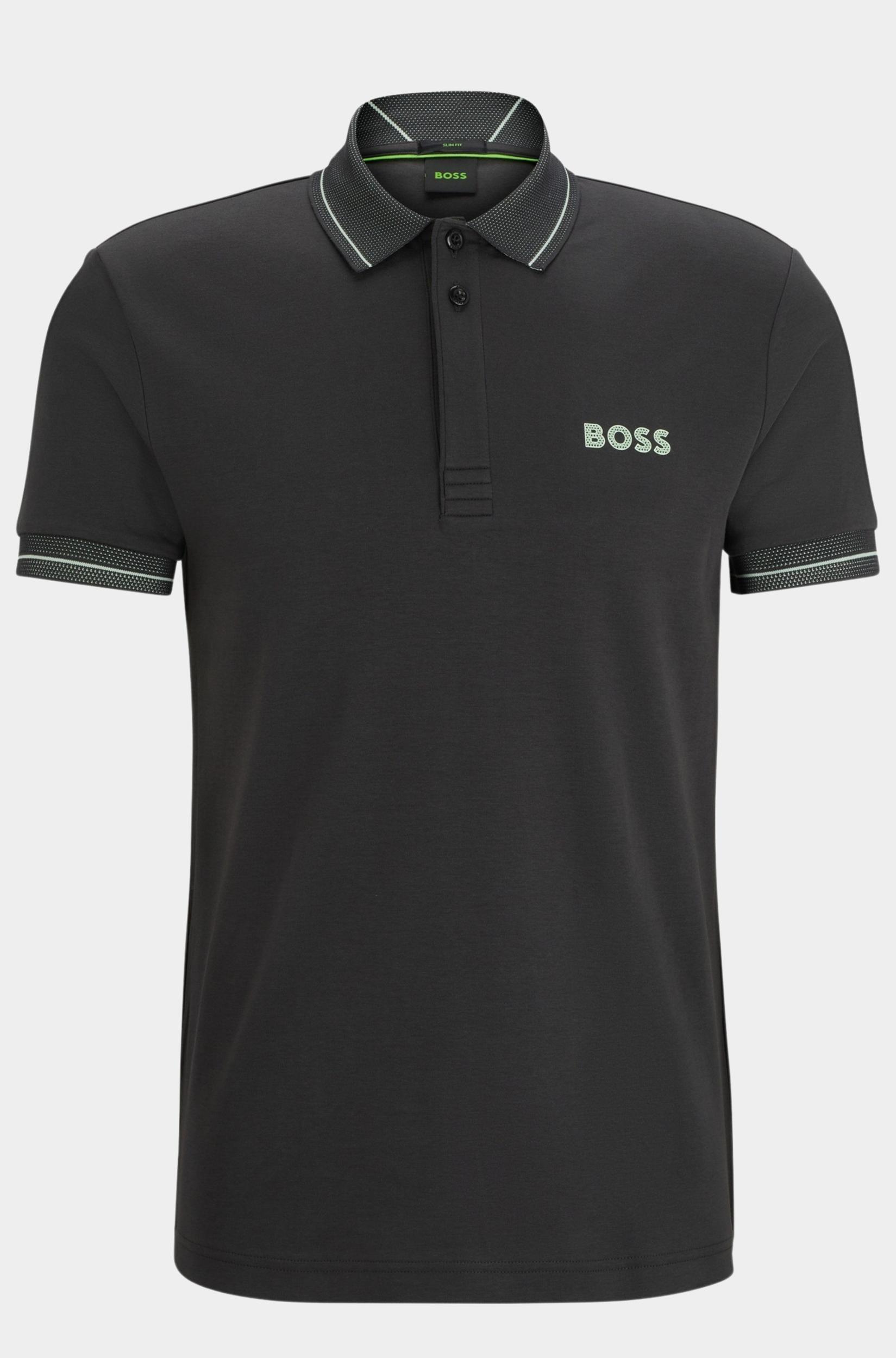 BOSS Green Polo korte mouw Grijs Paule 1 10259002 01 50512892/016