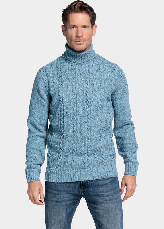 Baileys Coltrui Blauw High Neck Pullover  Front Bod 528551/627