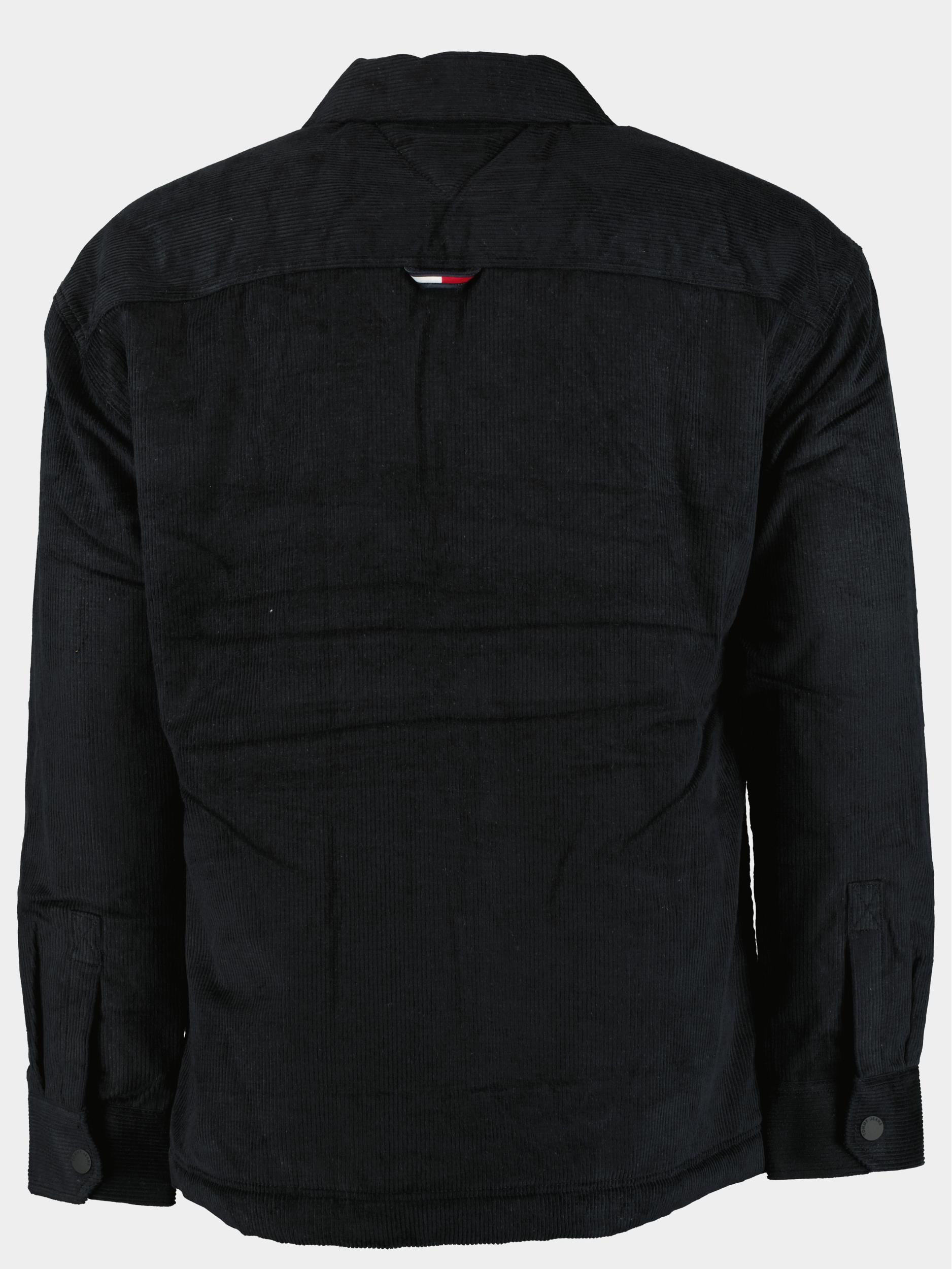 Tommy Jeans Casual hemd lange mouw Zwart TJM Sherpa Lined Cord Overschi DM0DM17239/BDS