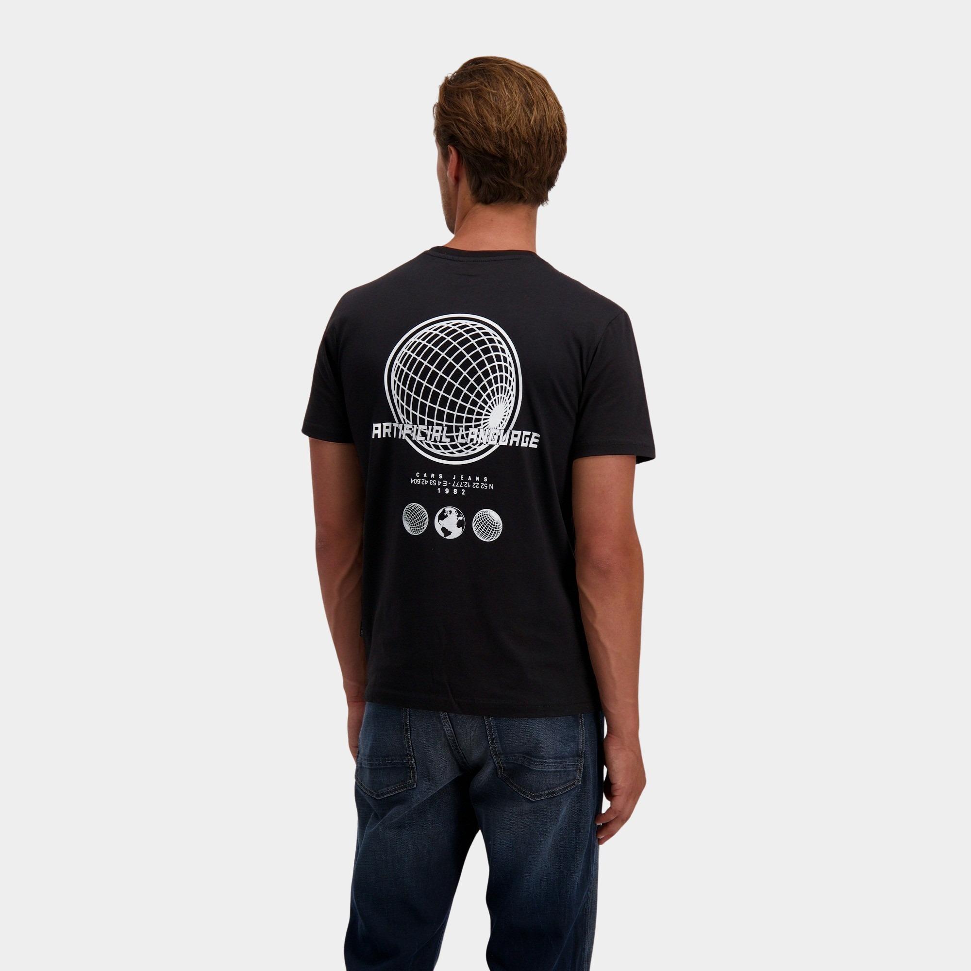 Cars Jeans T-shirt korte mouw Zwart RADDLER 65353/01