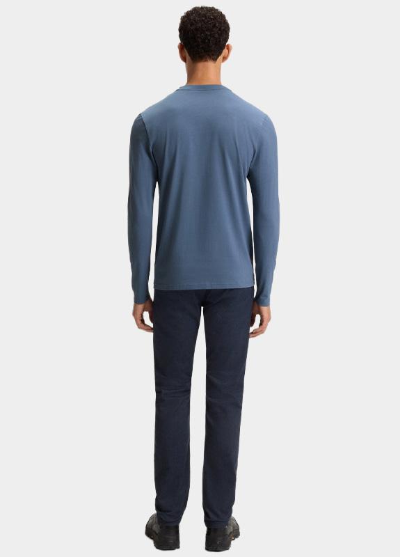 BOSS Orange T-shirt lange mouw Blauw TChark 10242929 01 50473286/495