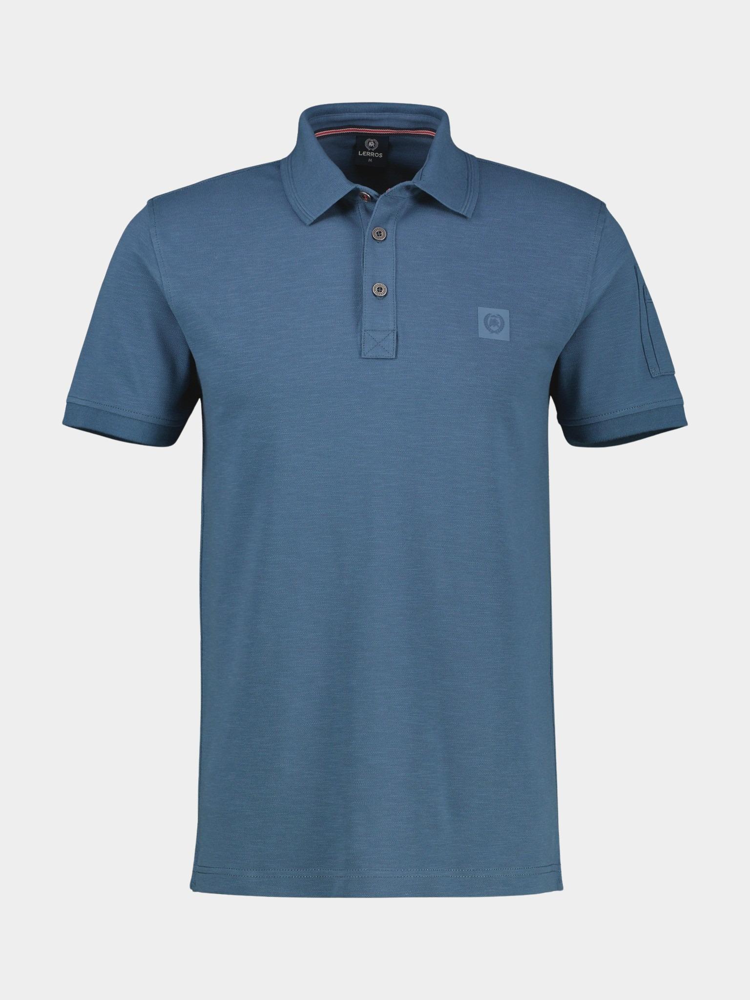 Lerros Polo korte mouw Blauw  2533229/443