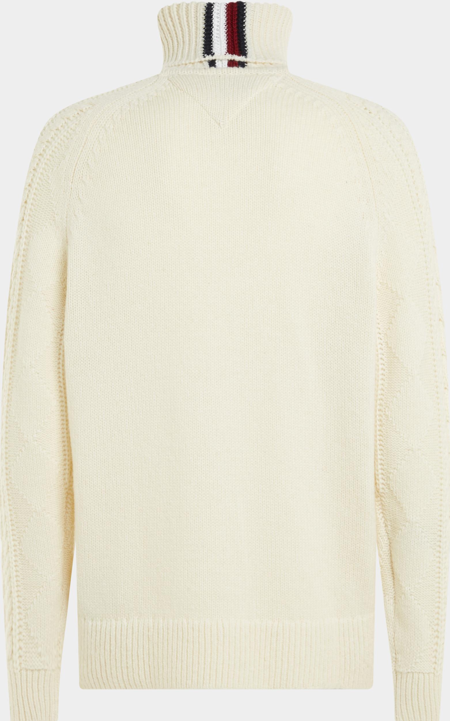 Tommy Hilfiger Coltrui Beige DC Cable Roll Neck MW0MW33081/YBL