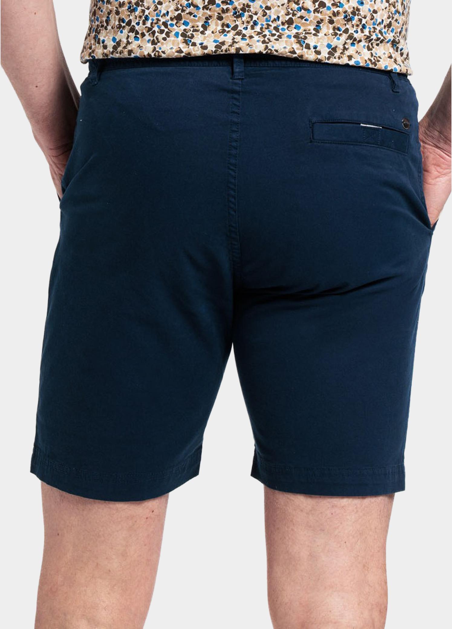 Giordano Korte Broek heren Blauw Porter Short (elastic in wais 411117/69