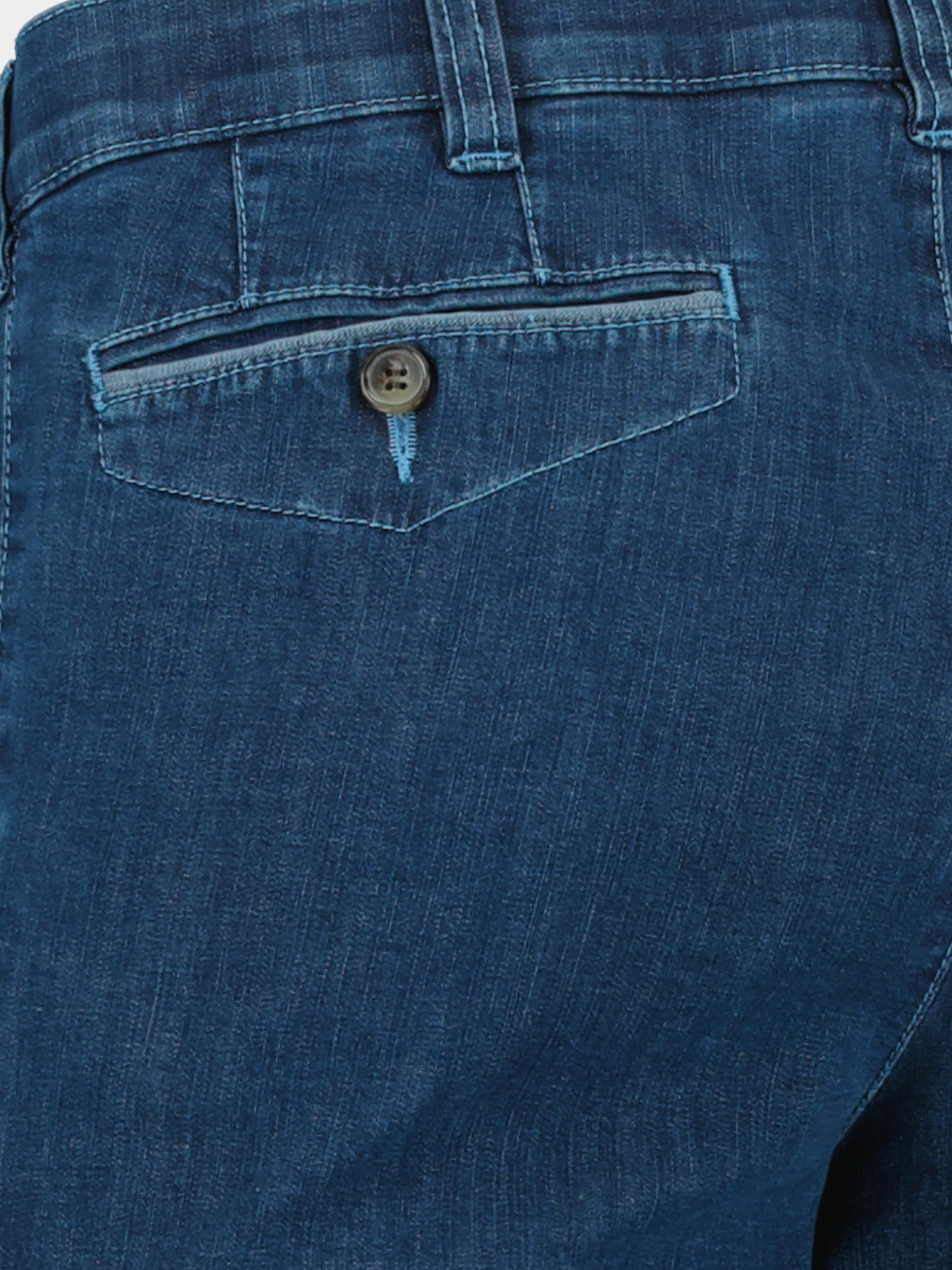 F043 Flatfront Jeans Blauw Summer Denim 1.60.041/600