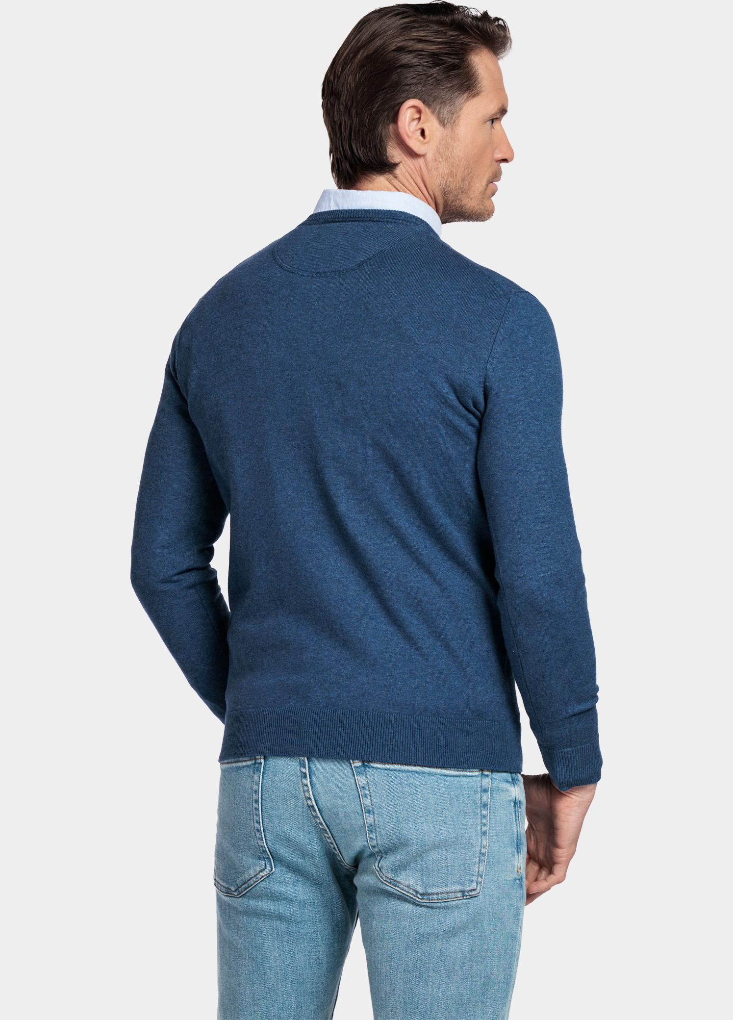 Baileys Pullover Blauw Crew Neck Pullover  with low NOS8200/675