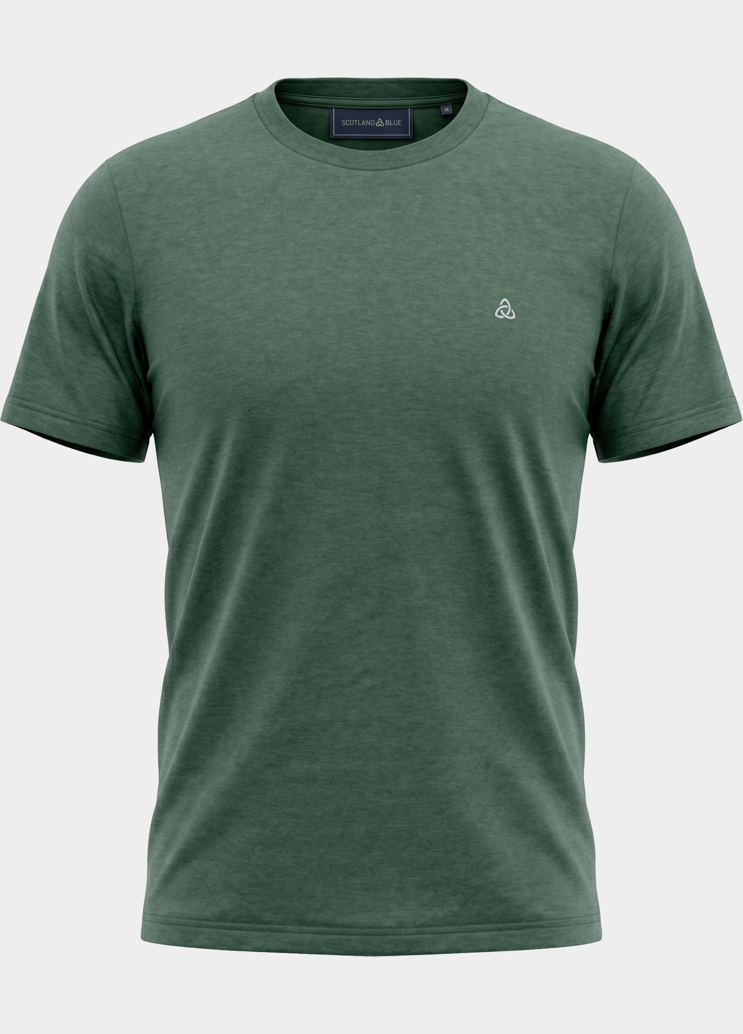 Scotland Blue T-shirt heren Groen Dynand T-shirt SPE25108DY42SB/361 sea green