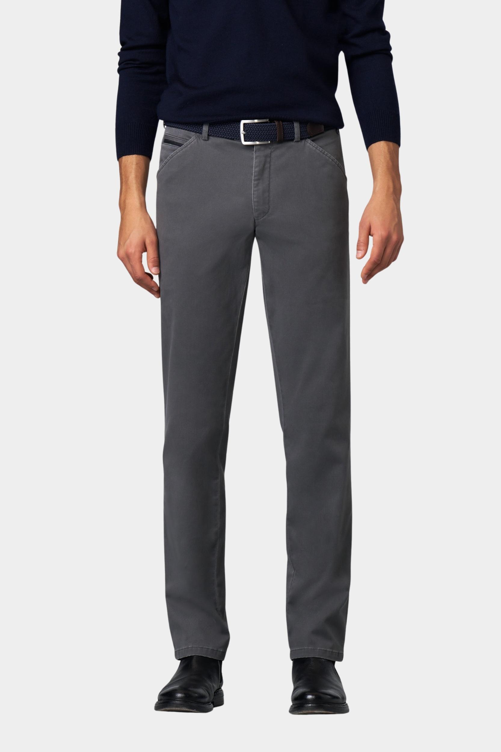Meyer Katoenen Broek Grijs CHICAGO Art.2-5612 3322561200/07