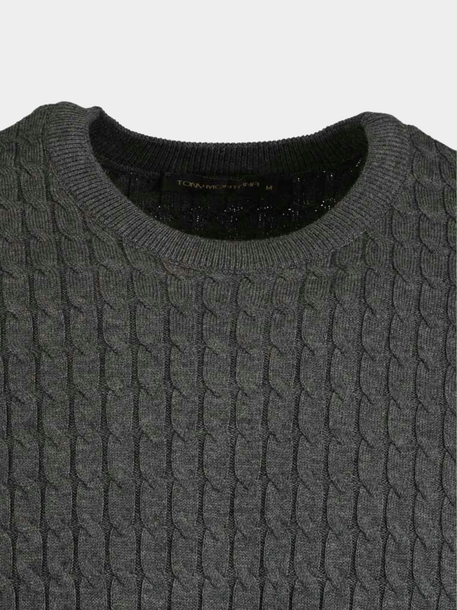 Tony Montana Pullover Grijs  T1177/Antrasit