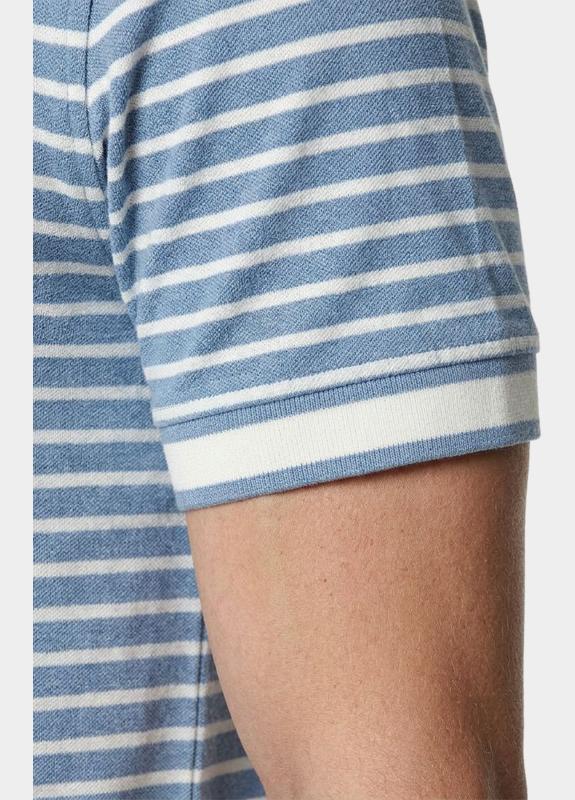 Scotland Blue Polo heren Blauw Otis Polo Stripe SPE26108OT10SB/4006