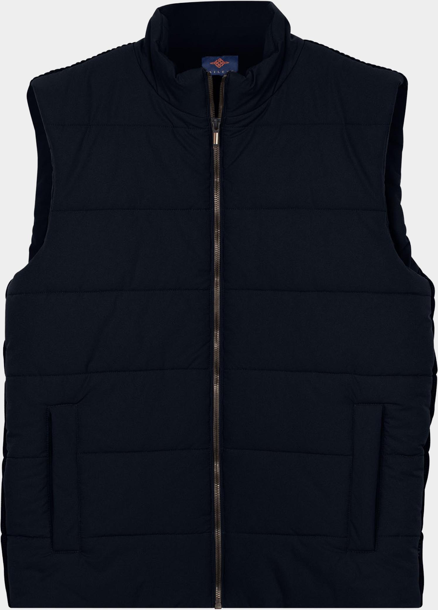Baileys Bodywarmer heren Blauw Cardigan Zip - Sleeveless  Fr 628066/60