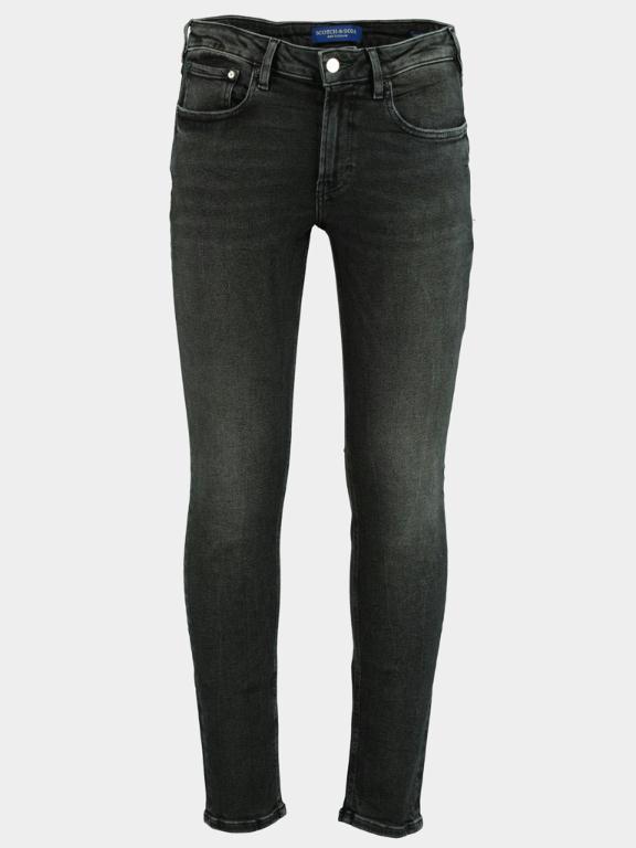 Scotch & Soda 5-Pocket Jeans Blauw Skim skinny jeans - carbon 168992/5044