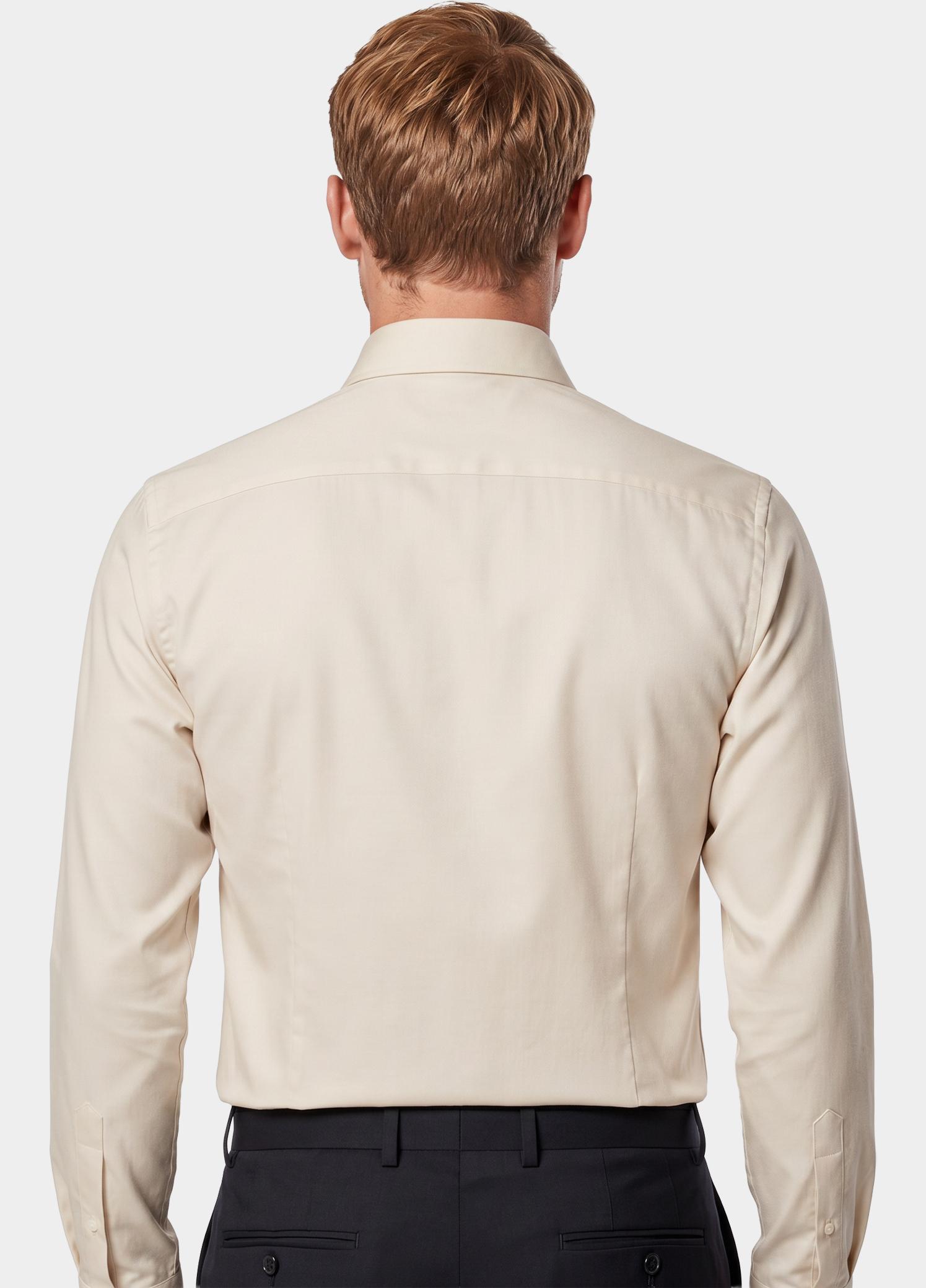 Ledub Business hemd lange mouw Beige 4018M/1/301/ MF 5 0323568/920-350-920