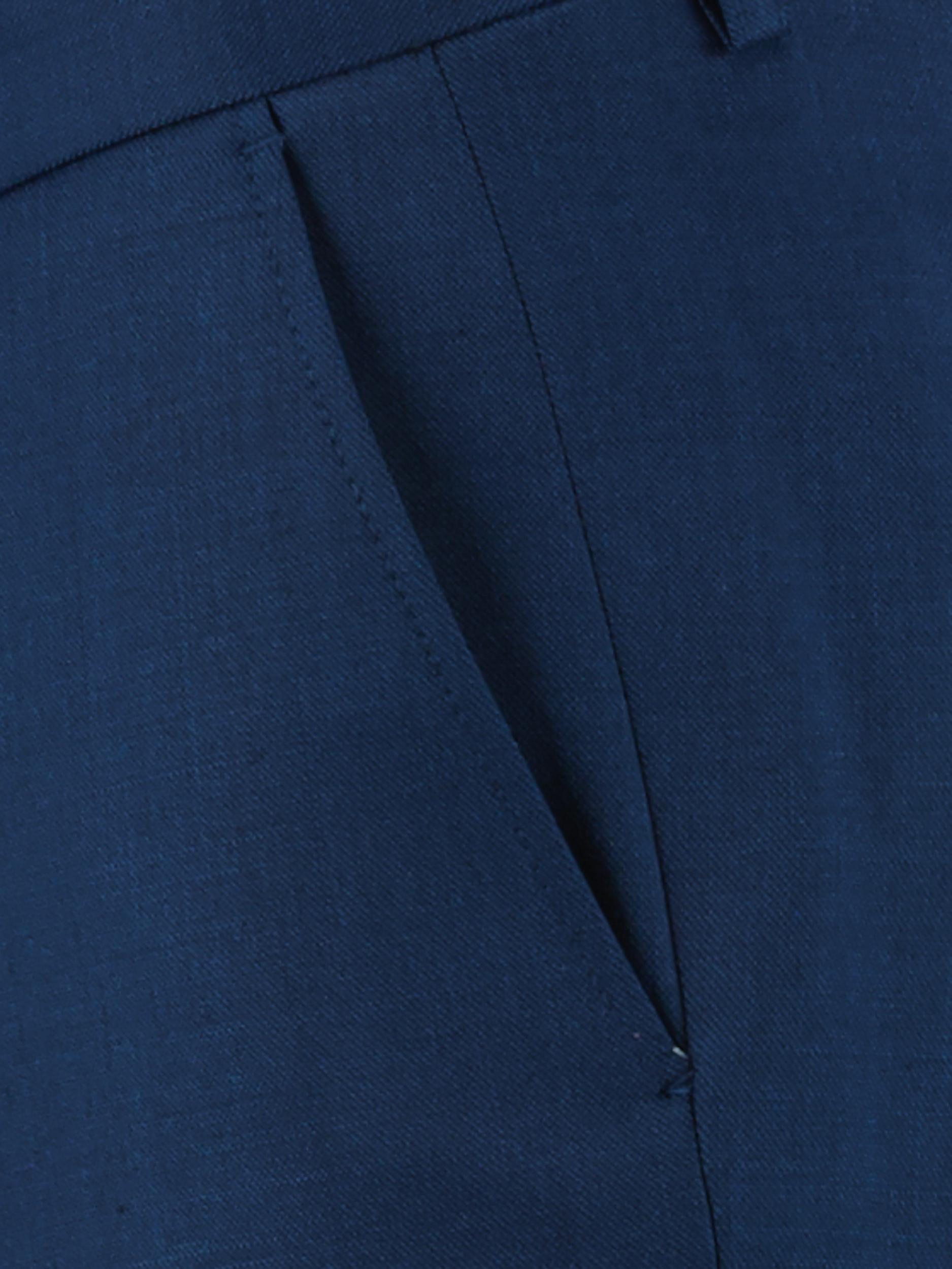 Commander Wollen Pantalon Blauw Hose 213012456/600
