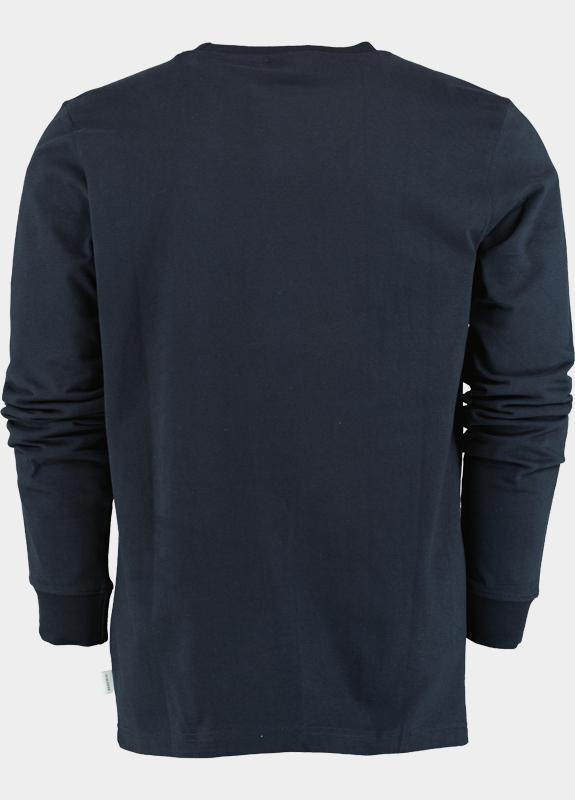 Basefield T-shirt lange mouw Blauw Rundhals Shirt longsleeves 219018507/654